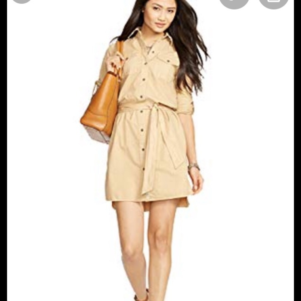 Lauren Ralph Lauren Denim Belted Shirtdress